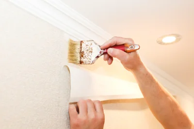 Pose de papier peint à Alzon — revêtements muraux et toiles de verre